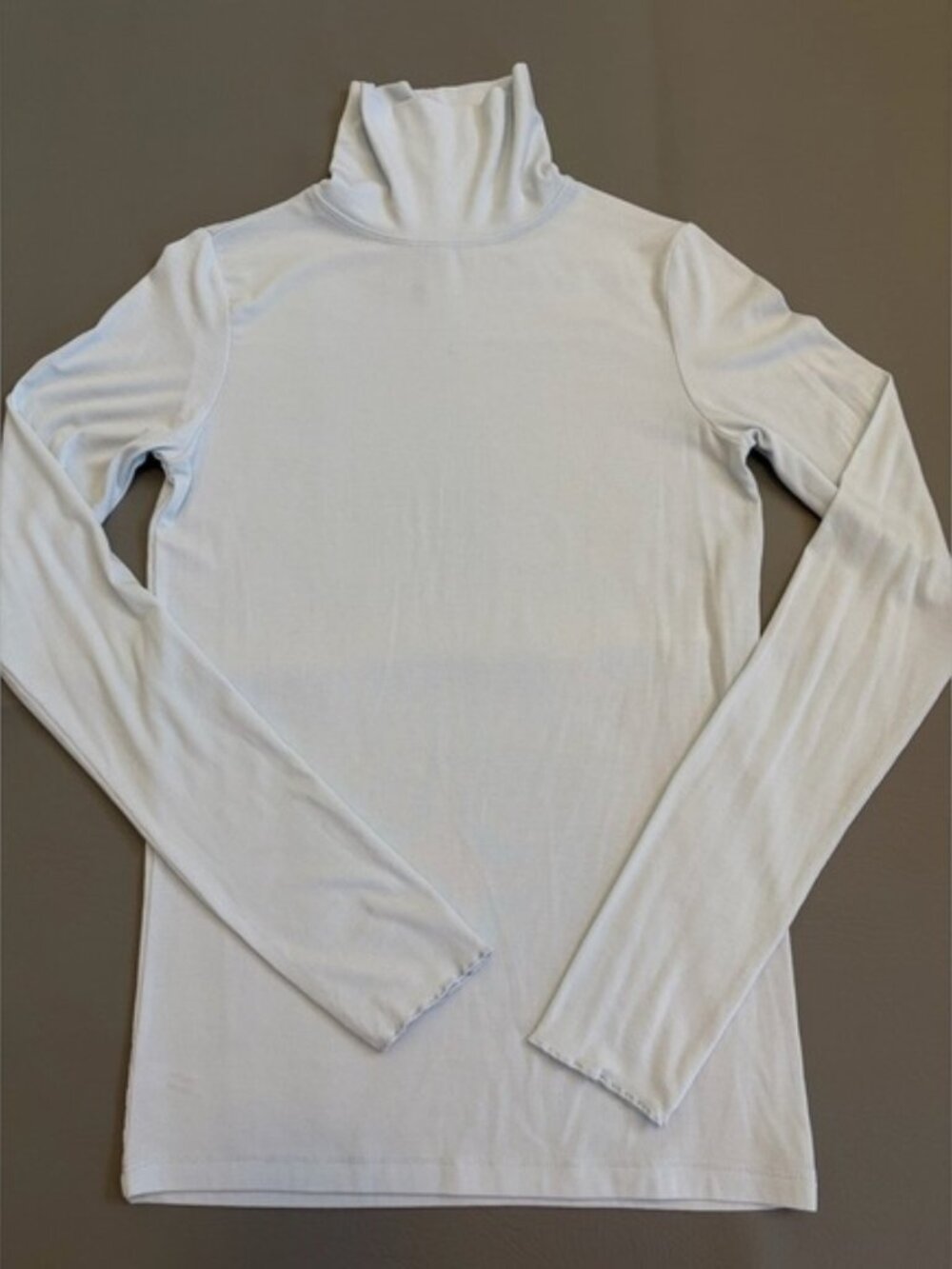 Outdoor Voices Top Women’s Blue Knit Turtleneck Modal Blend XS - Picture 7 of 11